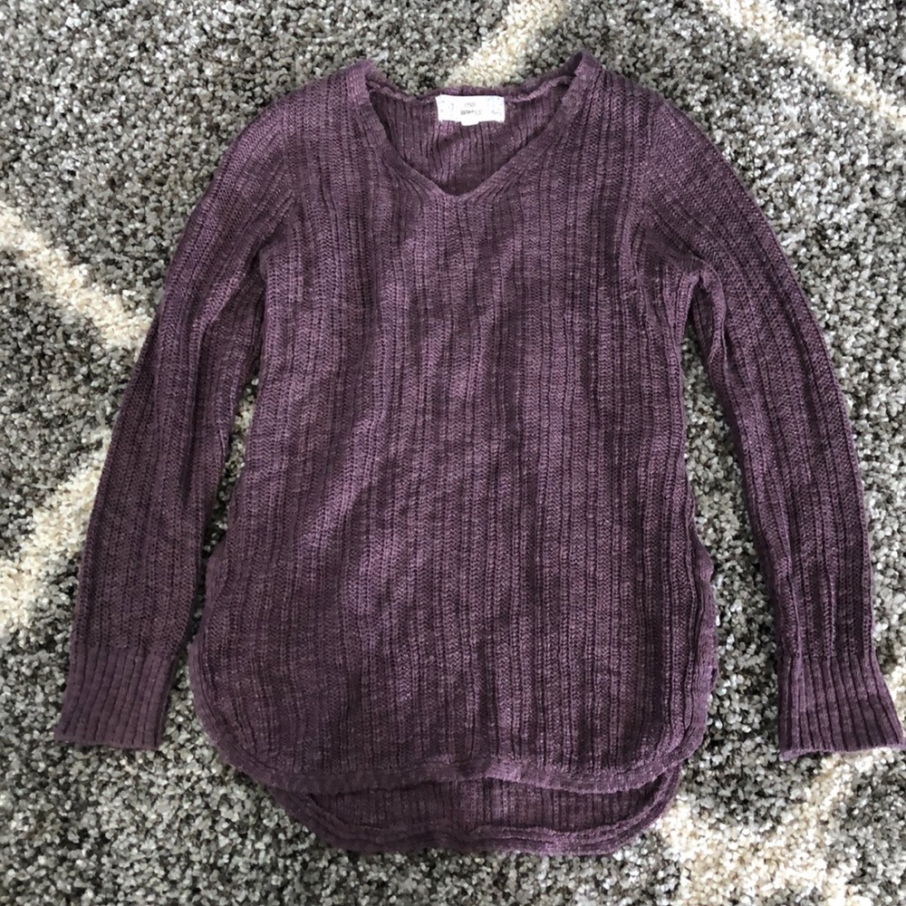 Purple sweater